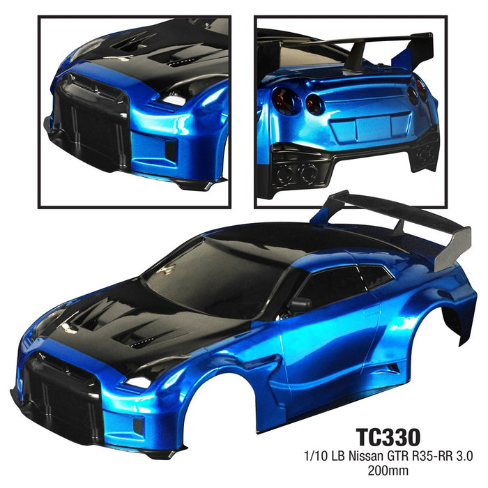 Team C 1/10 LB Nissan GTR R35-RR 3.0 - 200mm Wide