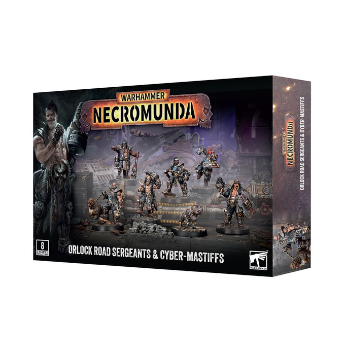 [Pre-Order] Necromunda301-87 Orlock Road Sergeants & Cyber-Mastiffs