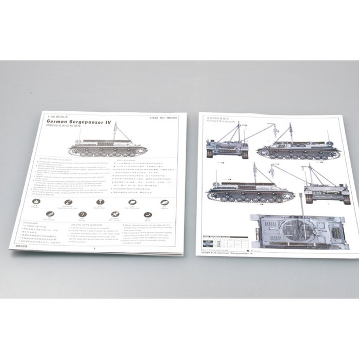 Trumpeter 00389 1:35 German Bergepanzer IV Recovery Vehicle