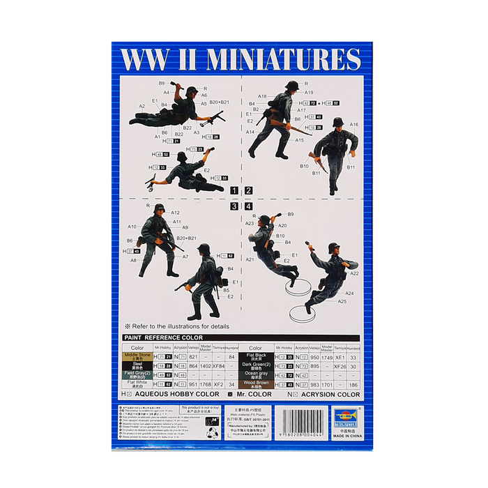 Trumpeter 00404 1:35 Panzer Division Figures - Part 2 (Poland 1939)