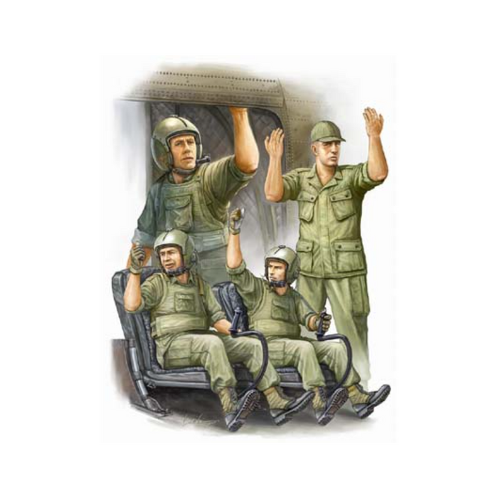 Trumpeter 00417 1:35 CH-47 Crew in Vietnam