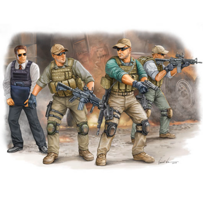 Trumpeter 00420 1:35 PMC in Iraq 2005--VIP Security Guards