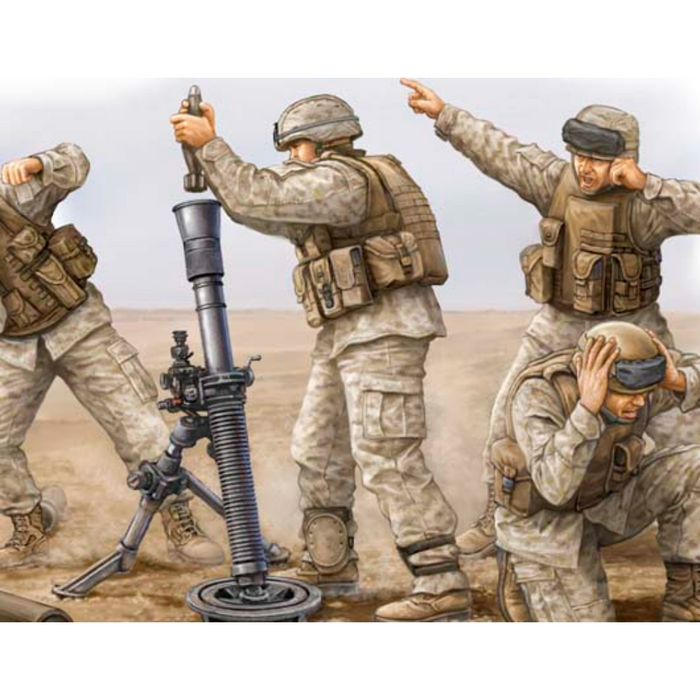 Trumpeter 00423 1:35 Modern  U.S.Marine M252 Team