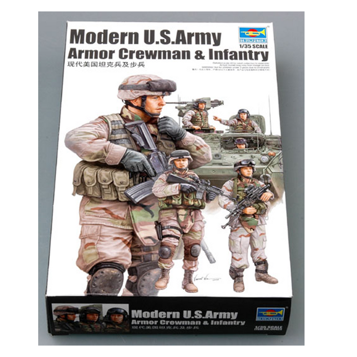 Trumpeter 00424 1:35 Modern U.S. Army - Armor Crewman & Infantry