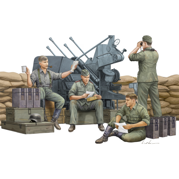 Trumpeter 00432 1:35 German Anti-Aircraft Gun Crew