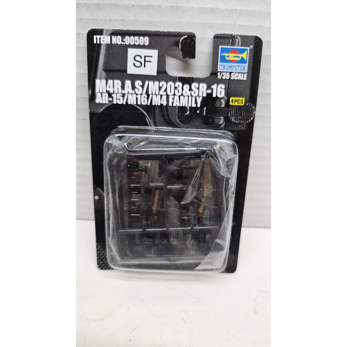 Trumpeter 00509 1:35 AR-15/M16/M4 FAMILY-M4R.A.S/M203&SR16