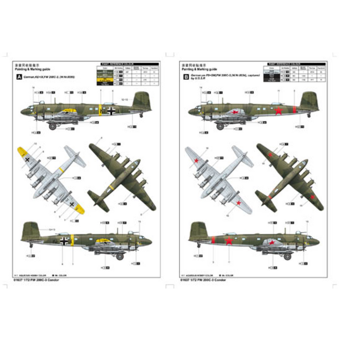Trumpeter 01637 1:72 FW200 C-3 Condor