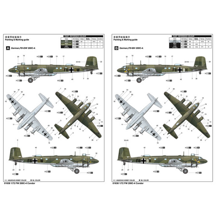 Trumpeter 01638 1:72 Fw 200 C-4 Condor