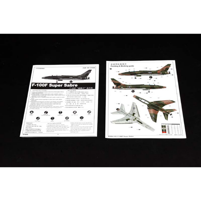 Trumpeter 01650 1:72 F-100F Super Sabre