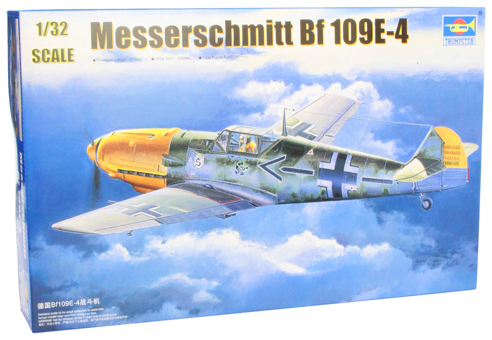 Trumpeter 02289 1:32 Messerschmitt Bf109E-4