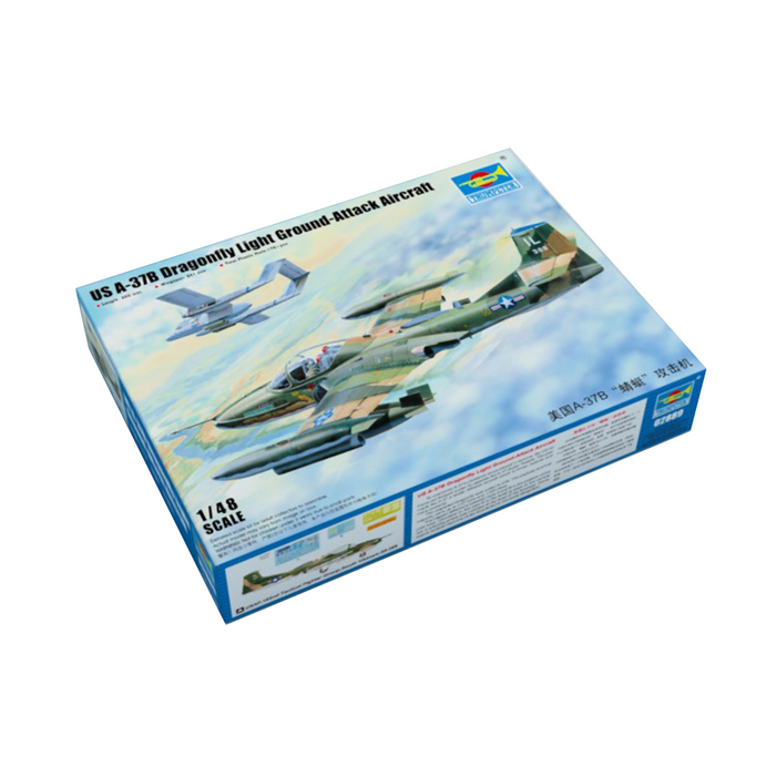 Trumpeter 02889 1:48 US A-37B Dragonfly Light Ground-Attack Aircraft