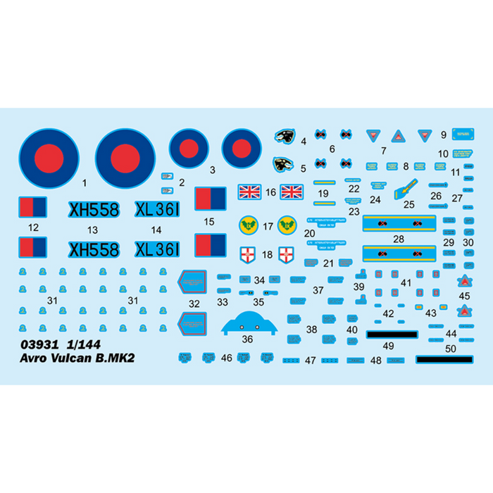 Trumpeter 03931 1:144 Avro Vulcan B Mk 2