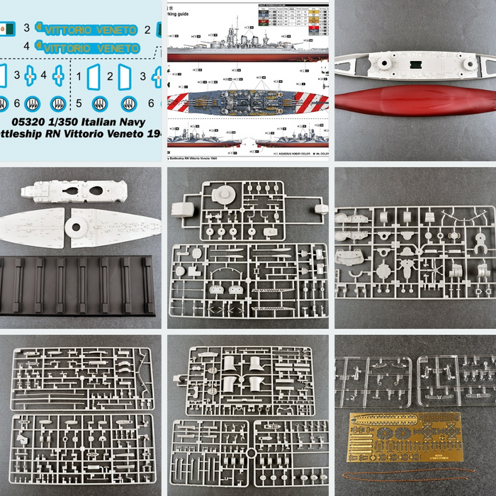 Trumpeter 05320 1:350 Italian Navy Battleship RN Vittorio Veneto 1940