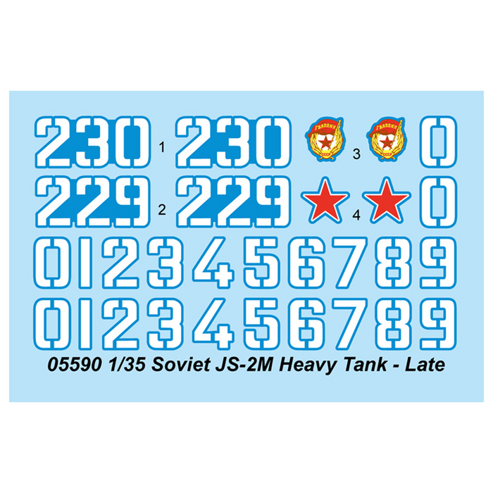 Trumpeter 05590 1:35 Soviet JS-2M Heavy Tank - Late