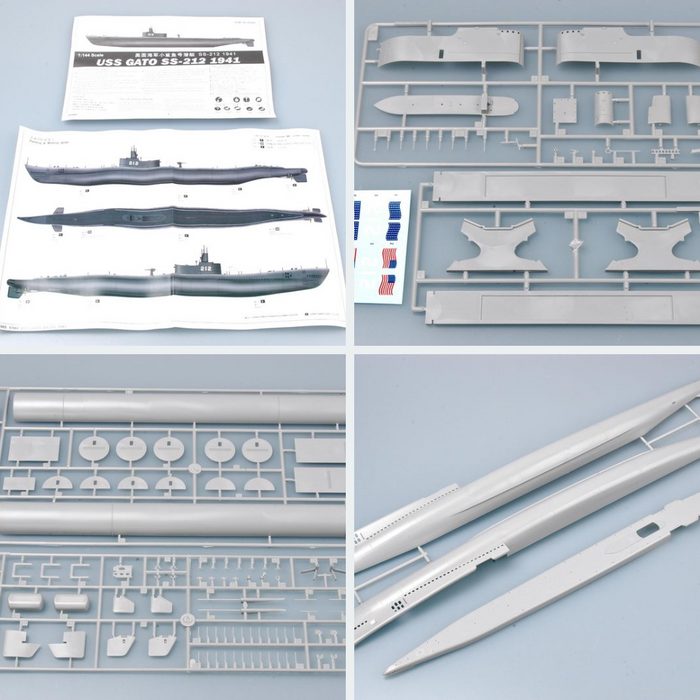 Trumpeter 05905 1:144 Sub.-GATO SS-212 1941