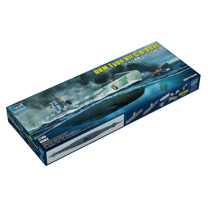 Trumpeter 05912 Trumpeter 05912 1:144 DKM Type VII-C U-Boat — Ironhorse Hobbies