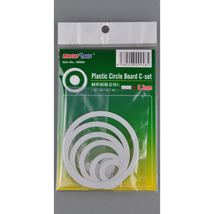 Master Tools 09948 Plastic Circle Board C-set - 0.3mm