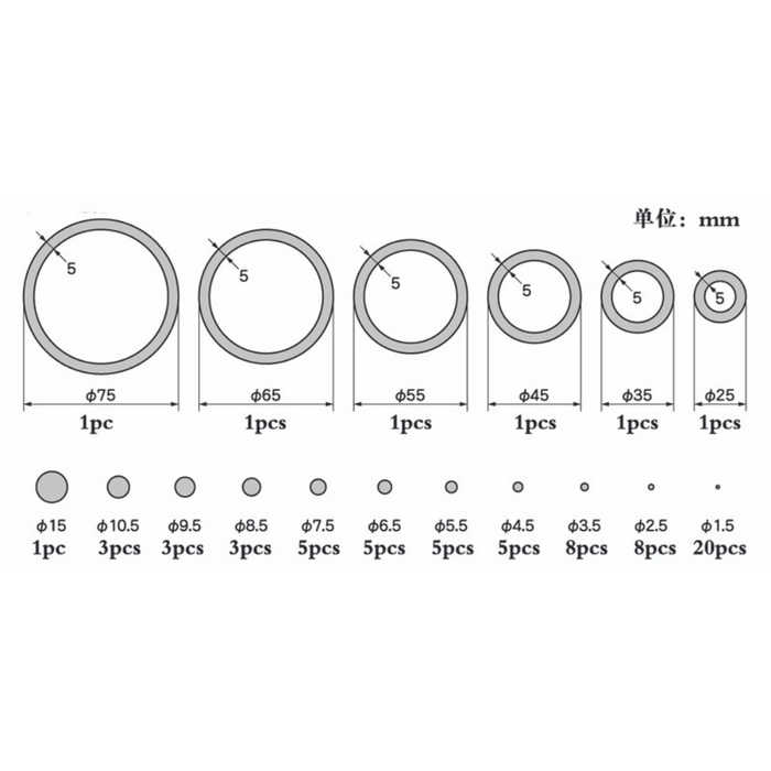 Master Tools 09948 Plastic Circle Board C-set - 0.3mm