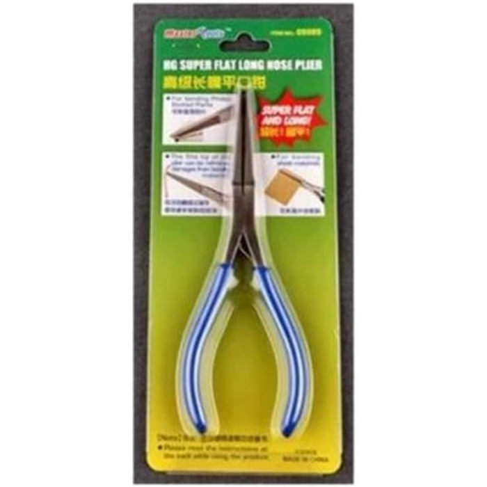 Master Tools 09989 HG Super Flat Long Nose Plier