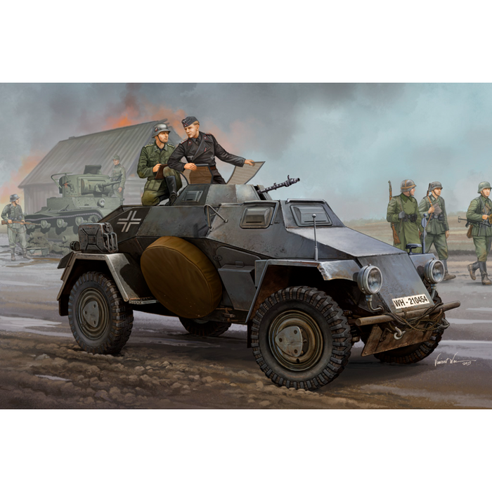 Hobby Boss 83812 1:35 German Sd.Kfz.221 Leichter Panzerspahwagen (3rd Series)
