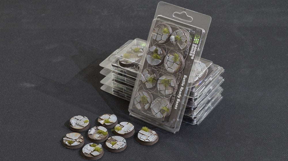 Gamers Grass Temple Bases - Round 32mm (x8)