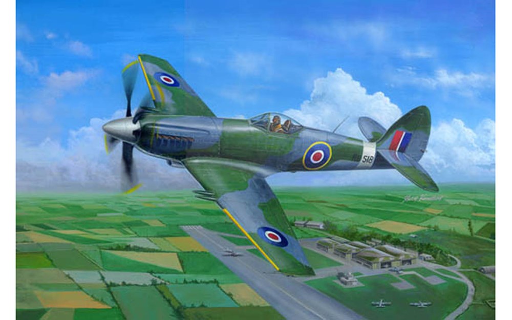 Trumpeter 02850 1:48 Supermarine Spiteful F.MK.14 Fighter