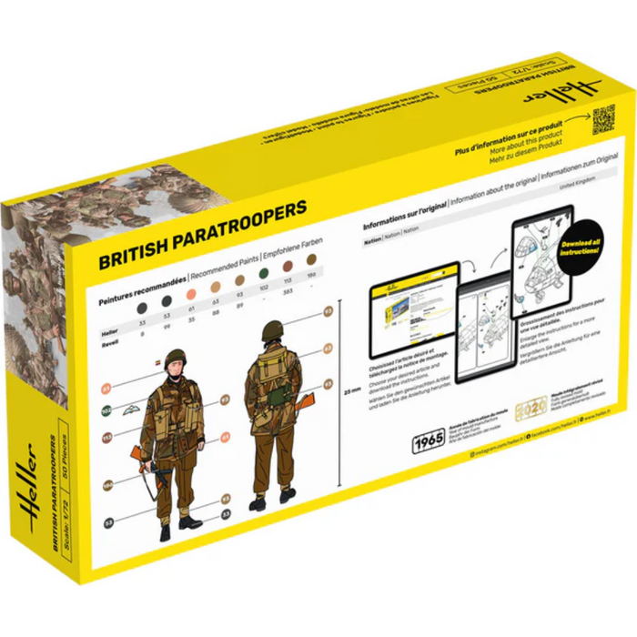 Heller 49623 1:72 British Paratroopers