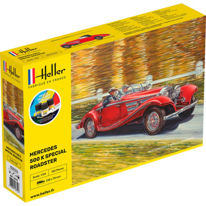Heller 56710 1:24 STARTER KIT 500 K Special Roadster (Dented Box)