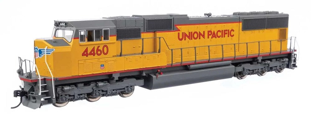 Walthers Mainline 910-11015 HO EMD SD70M - Standard DC -- Union Pacific(R) #4460 (yellow gray, red name and sill stripe)