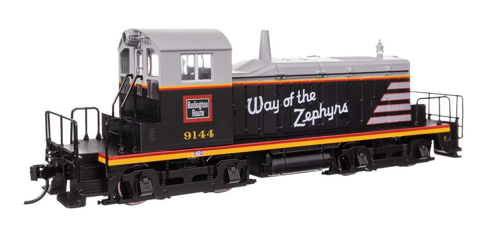 Walthers Mainline 910-19241 HO EMD SW1 - ESU(R) Sound & DCC -- Chicago, Burlington & Quincy #9144