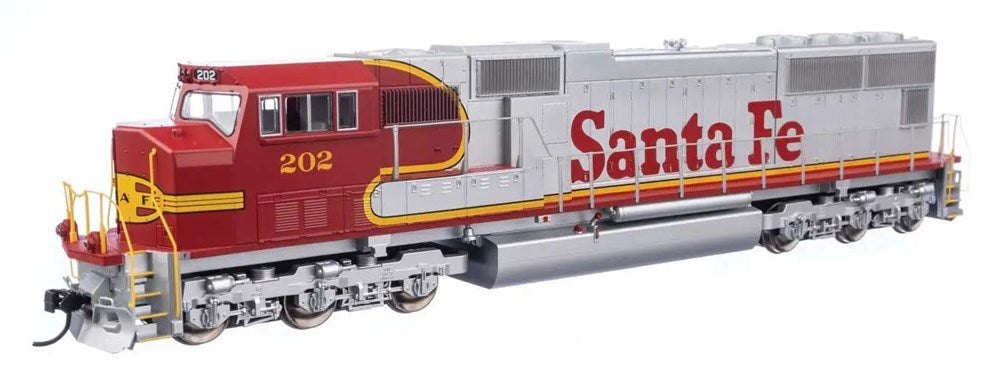 Walthers Mainline 910-21002 HO EMD SD75M - ESU(R) Sound & DCC -- Santa Fe #209 (red, silver, Superfleet)