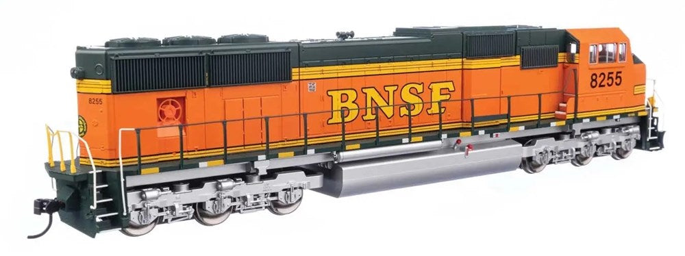 Walthers Mainline 910-21004 HO EMD SD75M - ESU(R) Sound & DCC -- BNSF Railway #8255 (orange, black, green, silver, Heritage II)