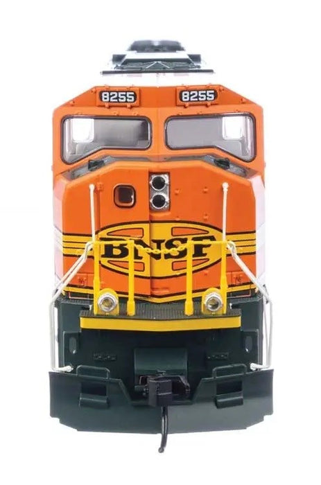 Walthers Mainline 910-21004 HO EMD SD75M - ESU(R) Sound & DCC -- BNSF Railway #8255 (orange, black, green, silver, Heritage II)