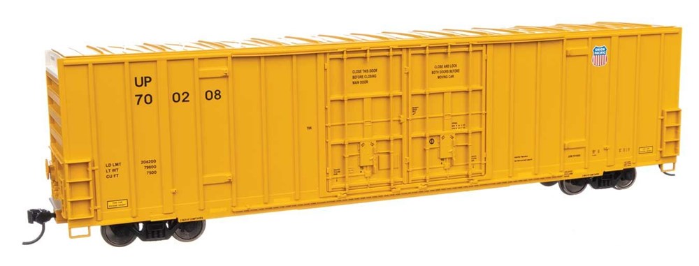 Walthers Mainline 910-3048 HO 60' High Cube Plate F Boxcar - Ready to Run - Union Pacific(R) #700208