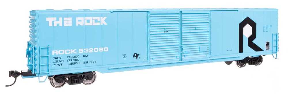 Walthers Mainline 910-3414 HO 60' Pullman-Standard Double Door Auto Parts Boxcar - Ready to Run -- Rock Island #532080