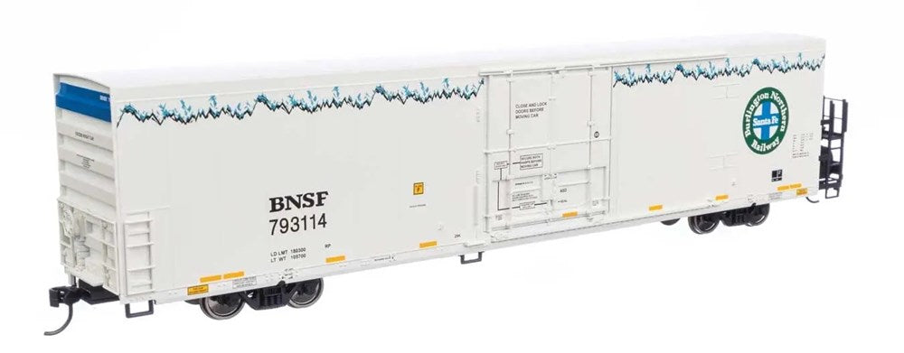 Walthers Mainline 910-4143 HO 72' Modern Refrigerator Boxcar - BNSF Railway #793114