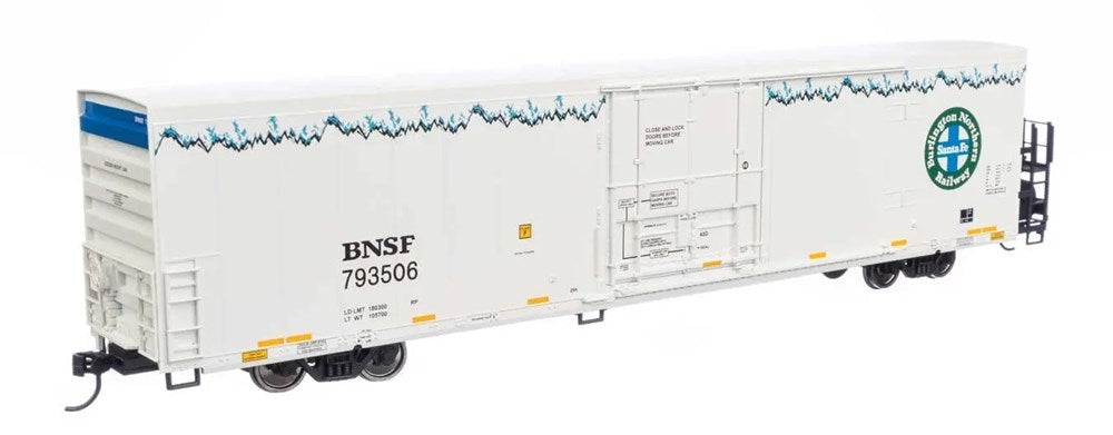 Walthers Mainline 910-4145 HO 72' Modern Refrigerator Boxcar - BNSF Railway #793506