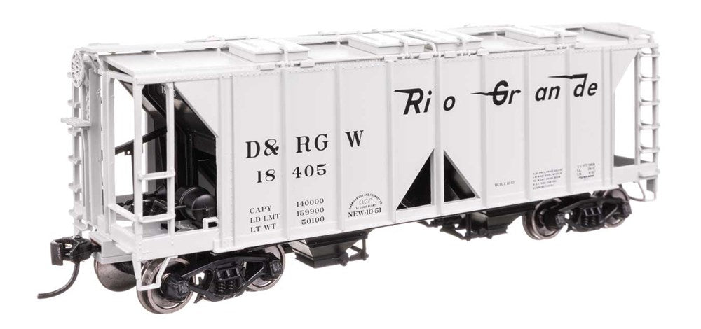 Walthers Mainline 910-49711 HO ACF 1958 Cu Ft Covered Hopper - Ready to Run -- Denver & Rio Grande Western(TM) #18405