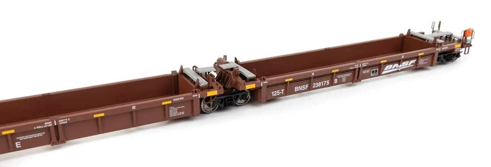 Walthers Mainline 910-55661 HO Thrall 5-Unit Rebuilt 40' Well Car - BNSF Railway #238175 A-E