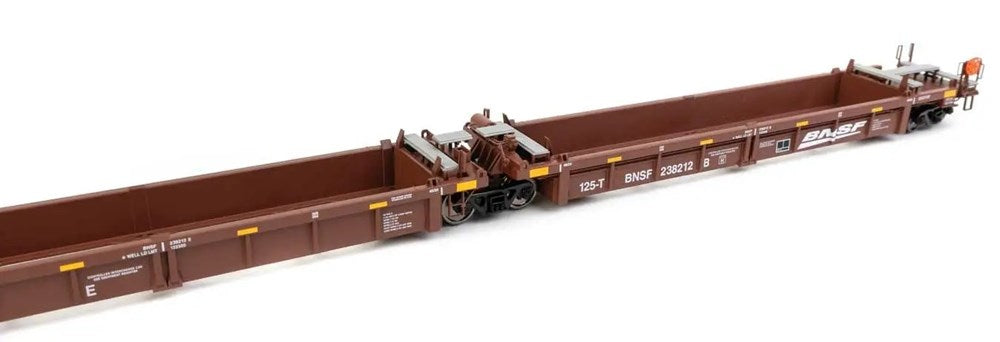 Walthers Mainline 910-55662 HO Thrall 5-Unit Rebuilt 40' Well Car - BNSF Railway #238212 A-E