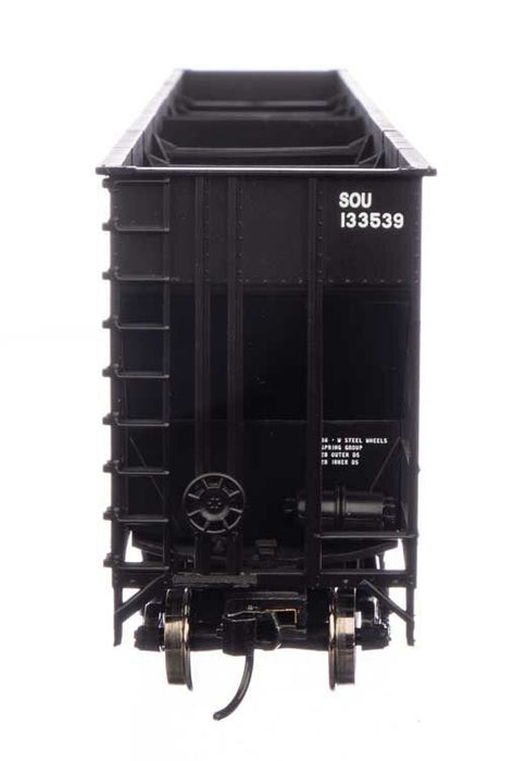 Walthers Mainline 910-56328 HO Greenville 7,000 Cubic Foot Wood Chip Hopper - Ready to Run - Southern #133539 (black)