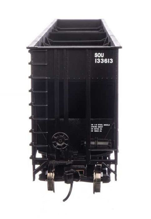 Walthers Mainline 910-56330 HO Greenville 7,000 Cubic Foot Wood Chip Hopper - Ready to Run - Southern #133613 (black)