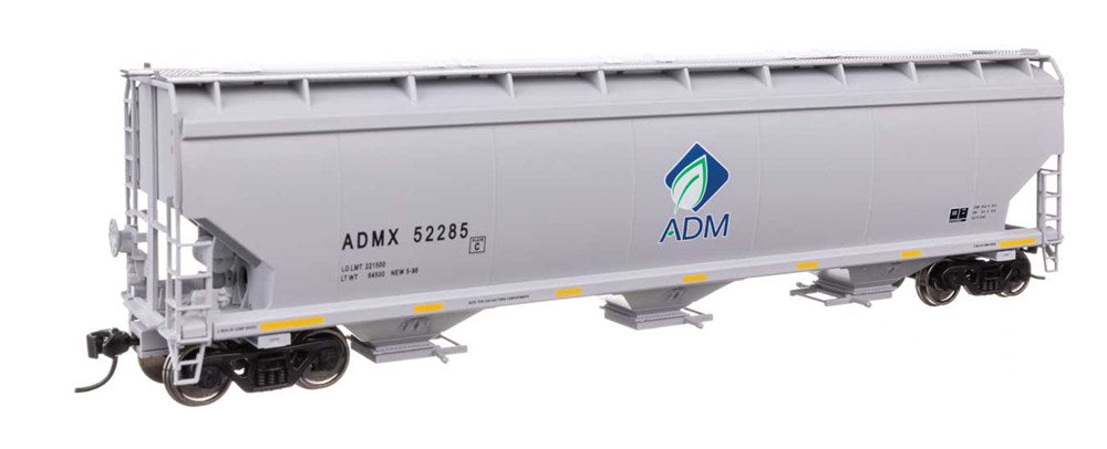 Walthers Mainline 910-7738 HO 60' NSC 5150 3-Bay Covered Hopper - Ready to Run -- Archer-Daniels-Midland #52285