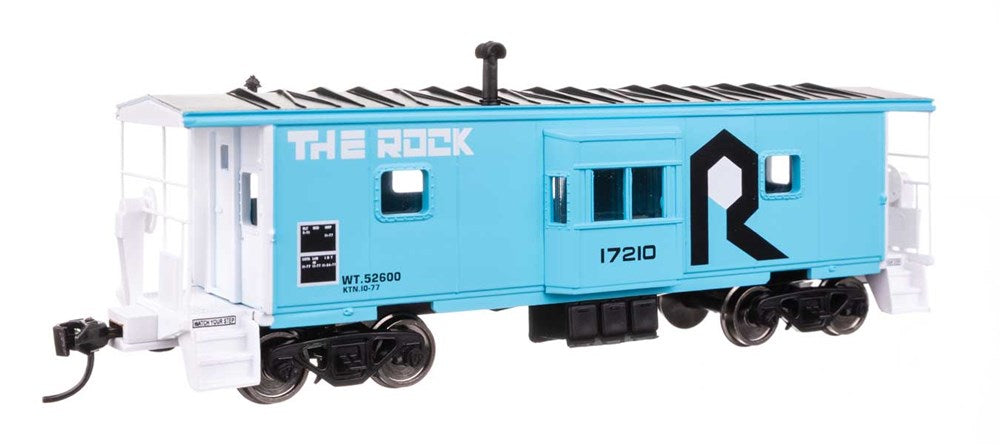 Walthers Mainline 910-8677 HO International Bay Window Caboose - Ready to Run -- Rock Island #17210