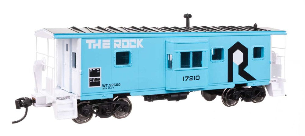 Walthers Mainline 910-8677 HO International Bay Window Caboose - Ready to Run -- Rock Island #17210