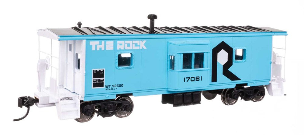 Walthers Mainline 910-8678 HO International Bay Window Caboose - Ready to Run -- Rock Island #17081