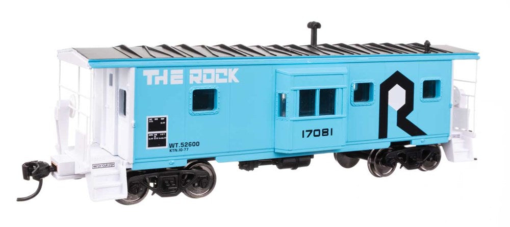 Walthers Mainline 910-8678 HO International Bay Window Caboose - Ready to Run -- Rock Island #17081