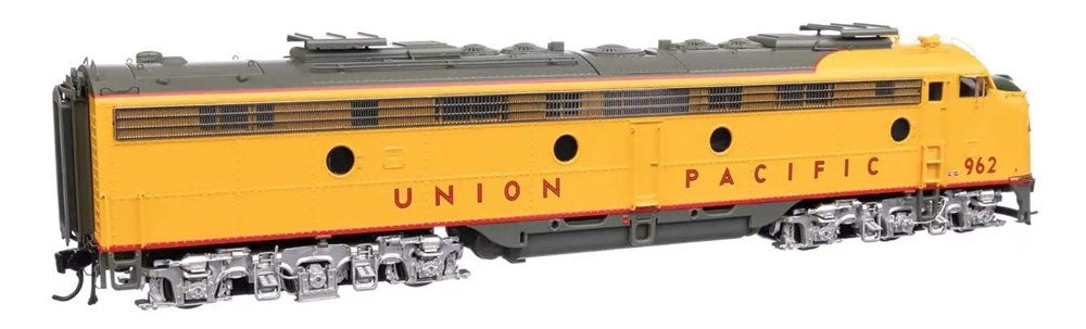 Walthers Proto 920-49954 HO EMD E9A - E9B - City of San Francisco -- Union Pacific(R) #962, 962B (yellow, gray, red)