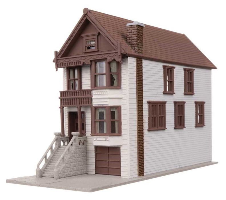 Walthers Trainline 931-1052 N Steiner House Victorian House -- Kit - 4.29 x 10.64 x 6.83cm