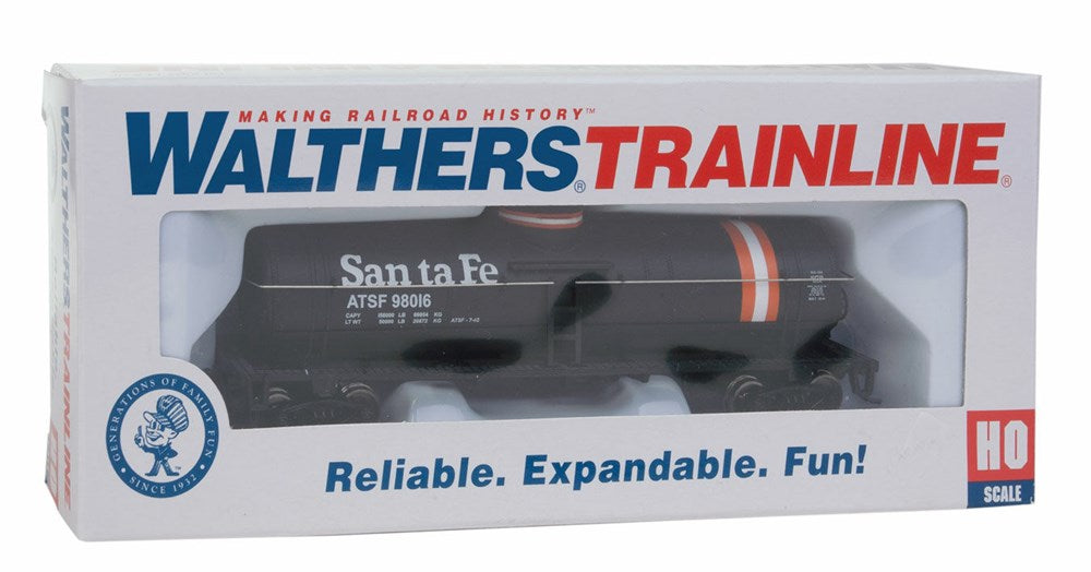 Walthers Trainline 931-1444 HO Tank Car ATSF #98016